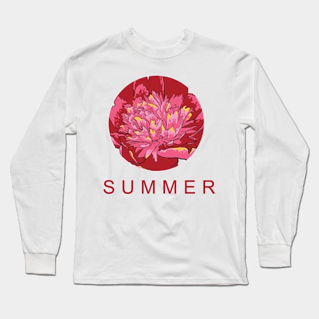 Summer #11 Long Sleeve T-Shirt by Olga Berlet